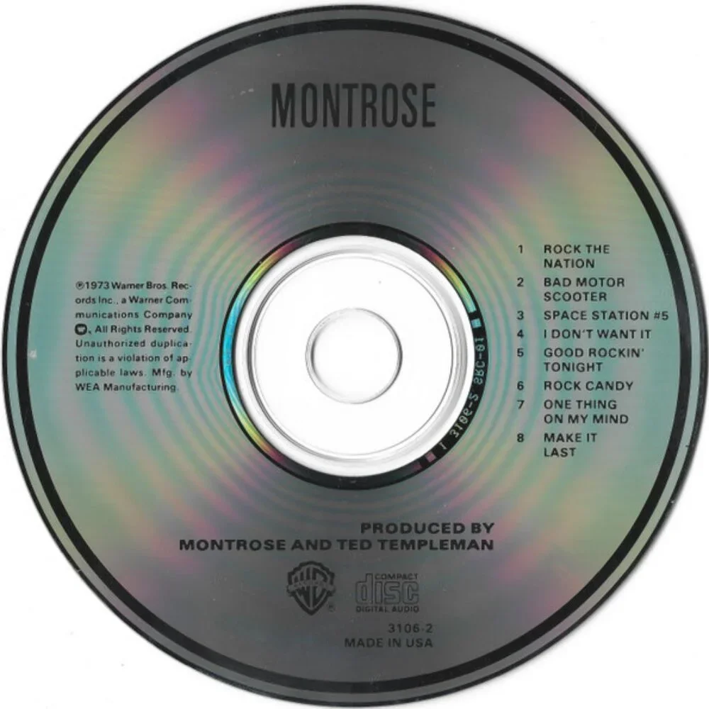 ronnie montrose st reissued 1989 cd - hard rock guitars sammy hagar edgar winter - Picture 2 of 3